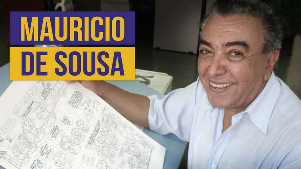O cartunista Mauricio de Sousa.