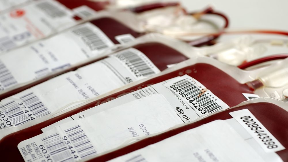 bolsas de sangue doado. veja quem não pode doar sangue