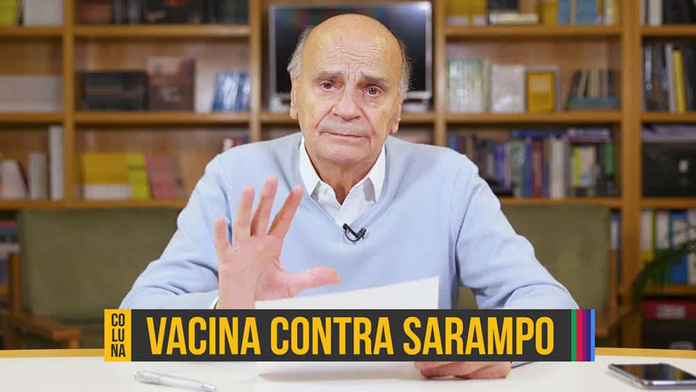 Dúvidas sobre a vacina contra o sarampo | Coluna #117 Dr. Drauzio e, abaixo, o texto "vacina contra sarampo".